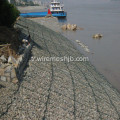 Nehir Bankası Projesi için 3.4 mm Galvaniz Gabion Sepeti